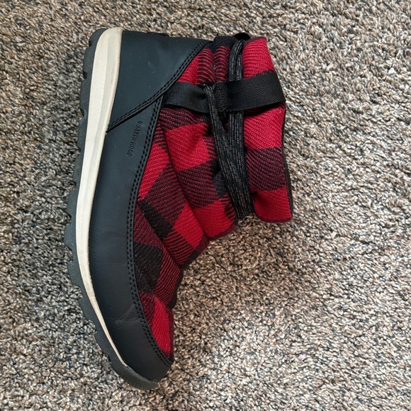 Sorel Red and Black Checkered Boots - Picture 6 of 10